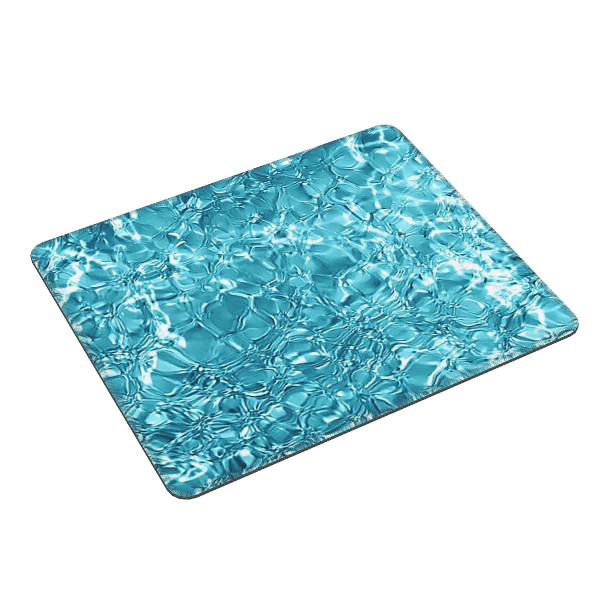 Pc Gaming Liquid - Kristalblauw waterrimpelpatroon muismat computertoetsenbord muismat gaming