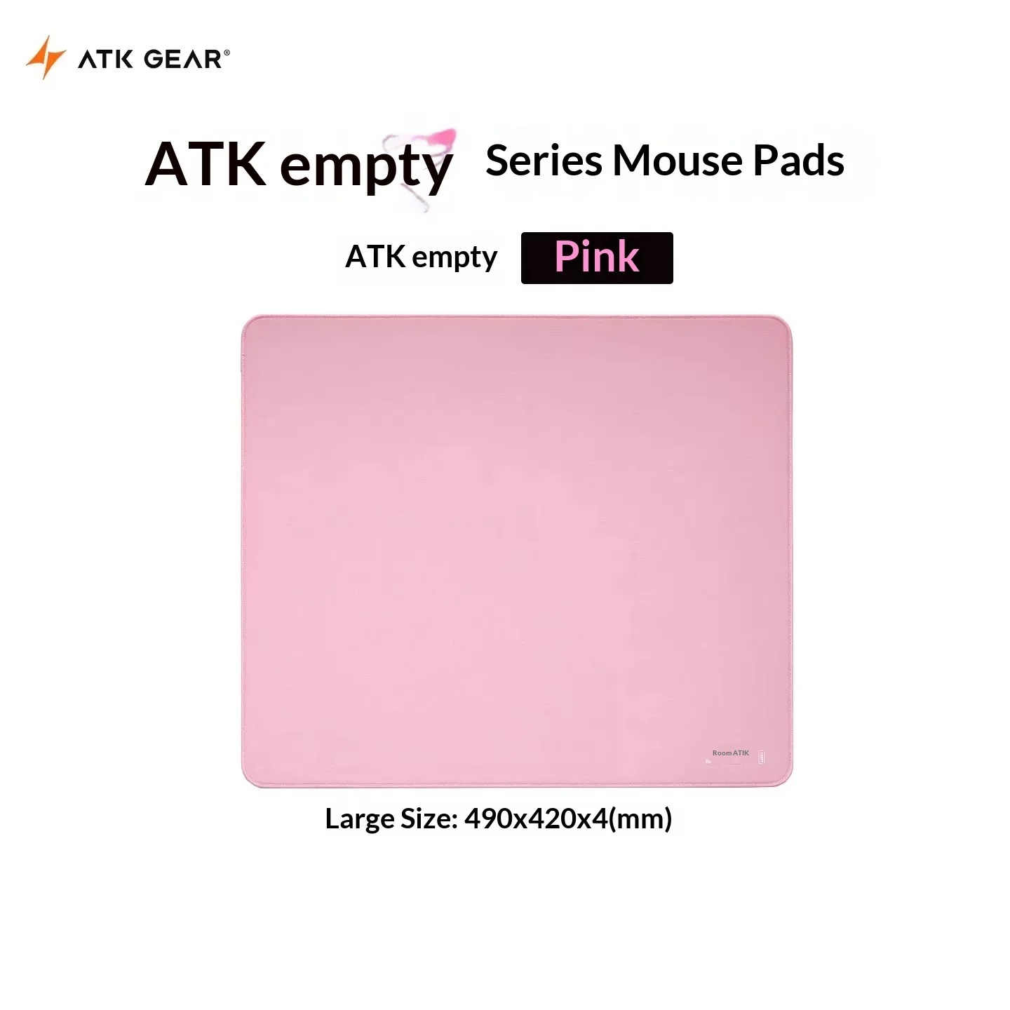 Pc Gaming Pink - ATK Sky Pink, groot gaming-muismat, 490