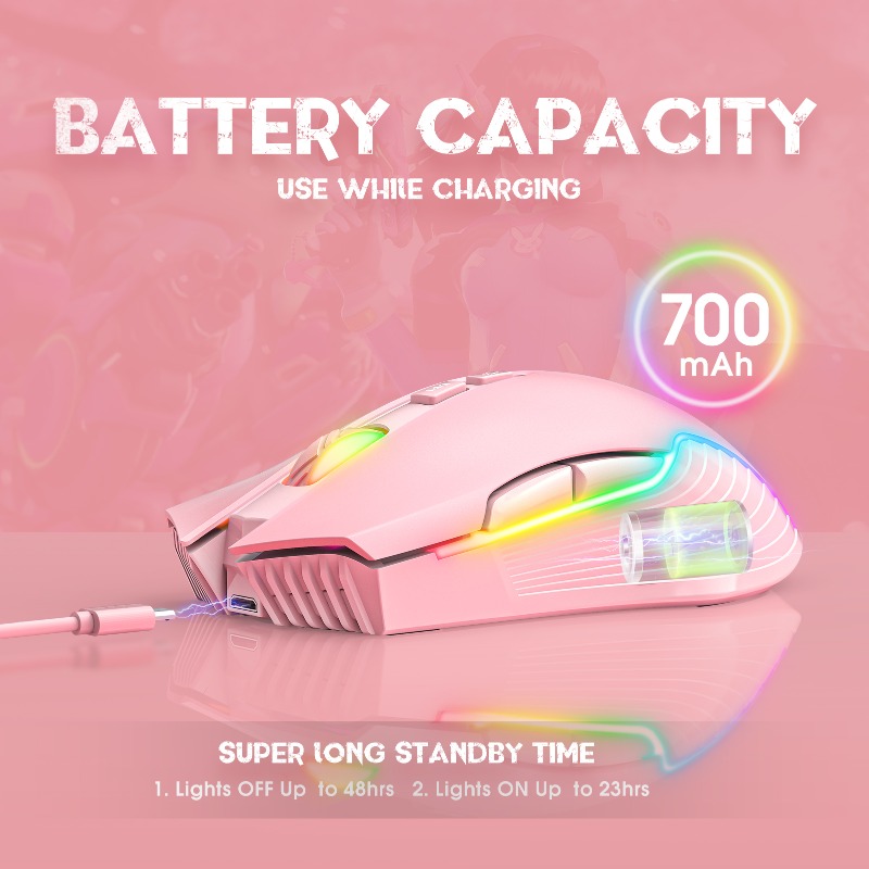 ONIKUMA CW905 Draadloze/Bekabe - Pc Gaming Pink recensie en prijs