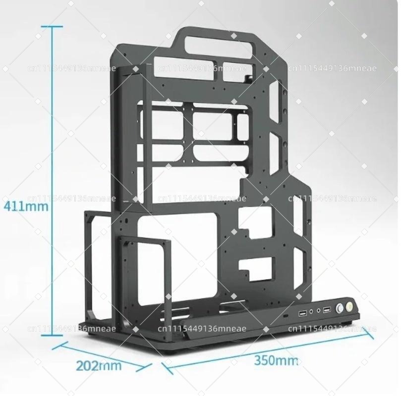 Open frame pc-beugel van alumi - Pc Water Cooling recensie en prijs
