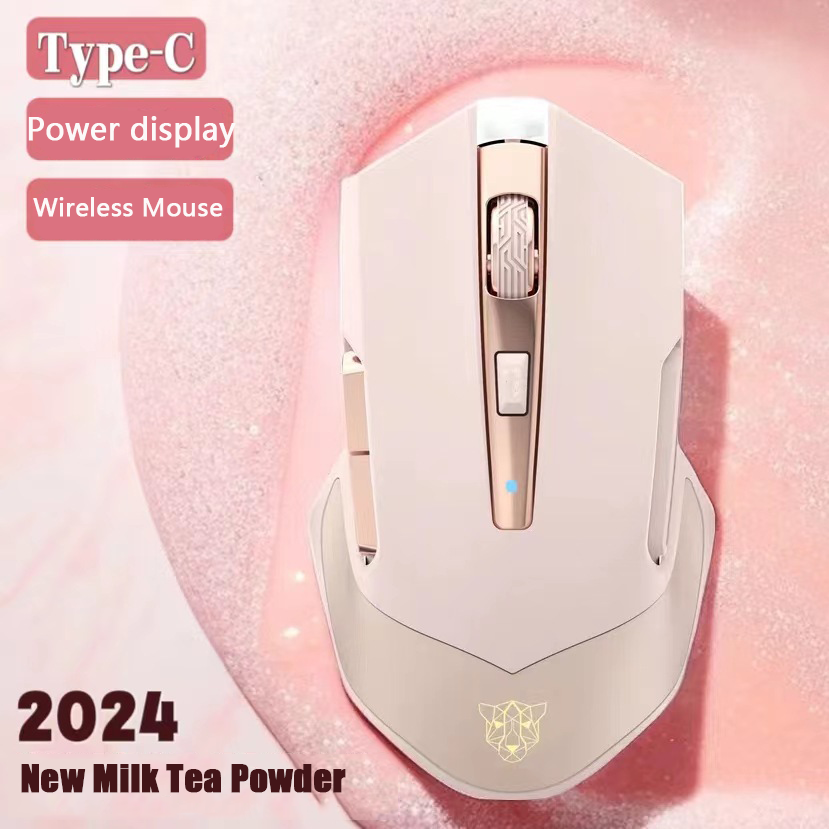 2024 Nieuwe 2.4G Draadloze Mui - Pc Gaming Pink recensie en prijs
