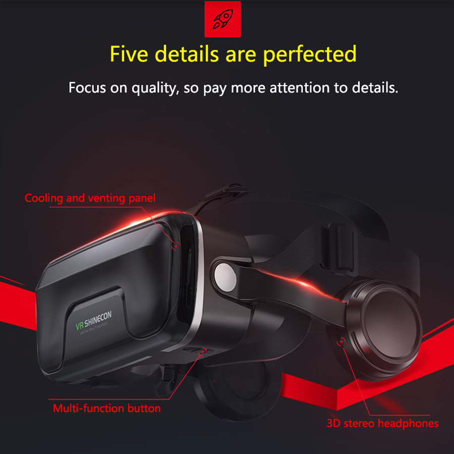 Shinecon Viar 3D Virtual Reali - Vr Headset Pc recensie en prijs